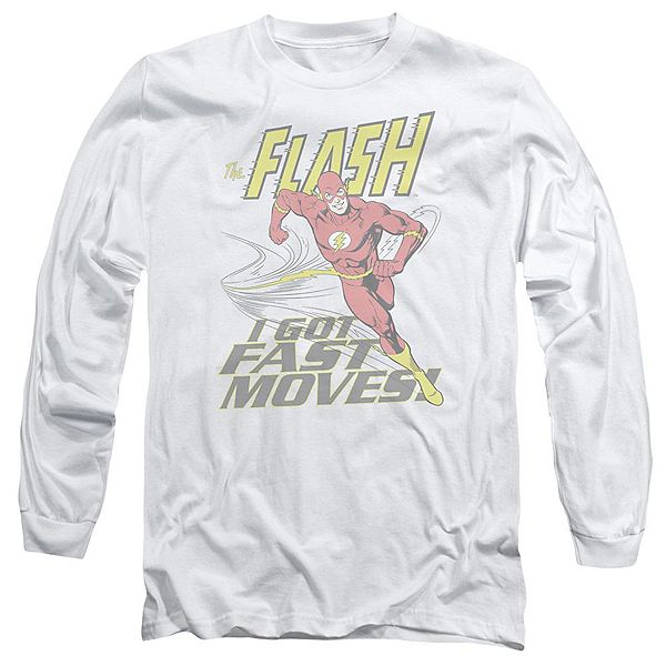 

Футболка с длинным рукавом Dc comics flash fast moves Licensed Character