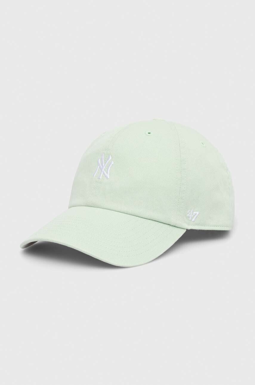 

Хлопковая бейсболка 47 бренда MLB New York Yankees 47 Brand, зеленый