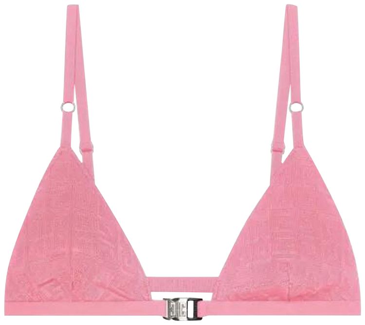 

Бюстгальтер Givenchy 4G Monogram Triangle Bra, ярко-розовый