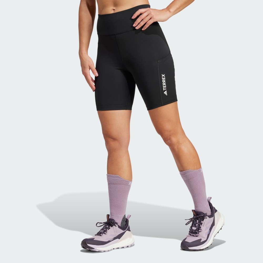 

Спортивные шорты-леггинсы Adidas Terrex Multi 8-Inch Tight Shorts, черный