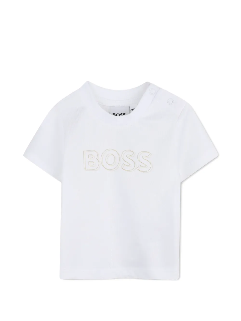Спортивный костюм со вставками Boss, белый — фото 4