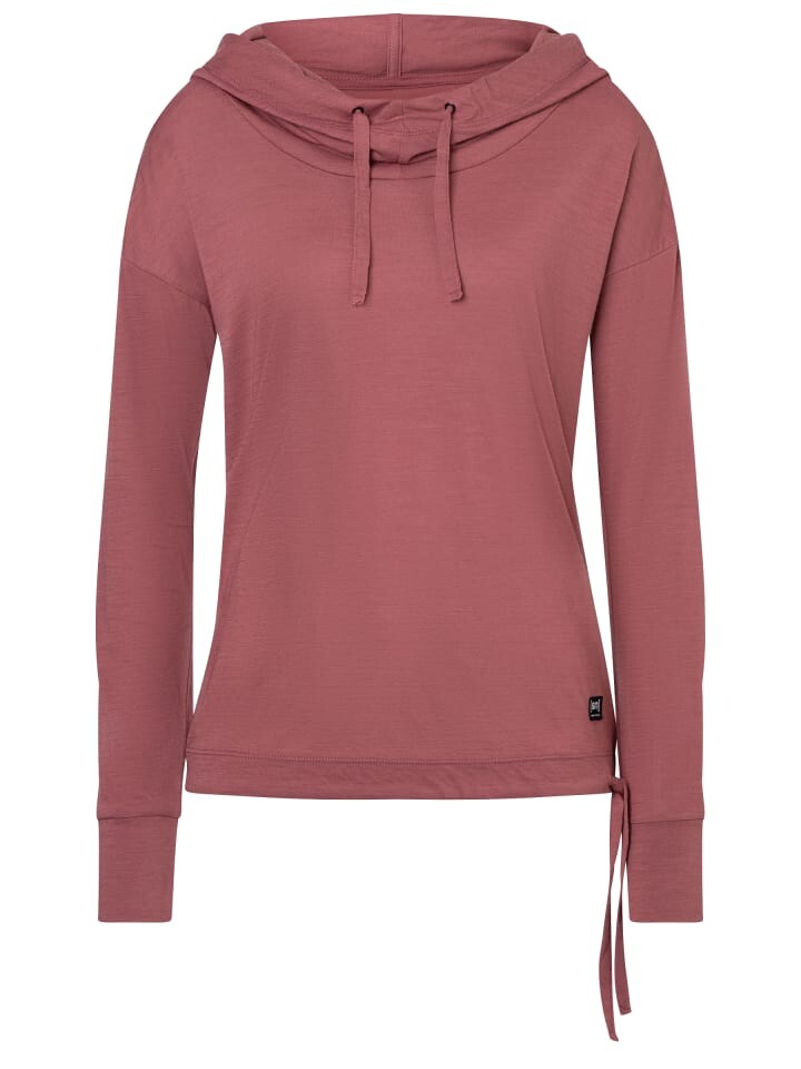 

Худи supernatural Merino Longsleeve W FUNNEL, розовый