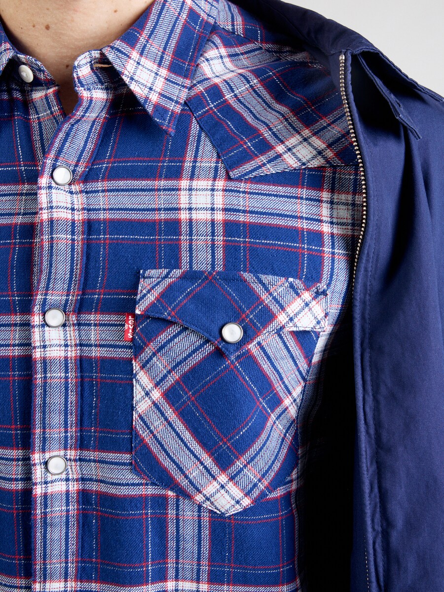 Рубашка на пуговицах классического кроя LEVI'S , Cobalt Blue — фото 2