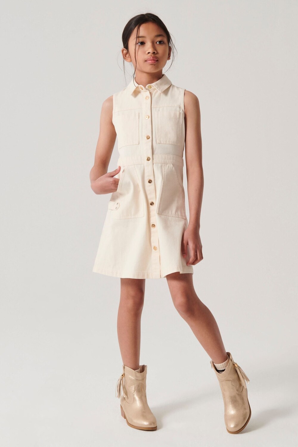 

Платье для девочек River Island, бежевый