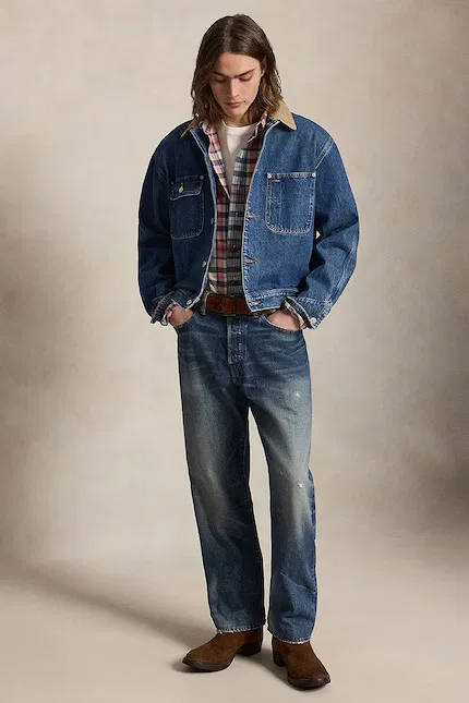 Куртка джинсовая модель 1983 Polo Ralph Lauren, синий — фото 3