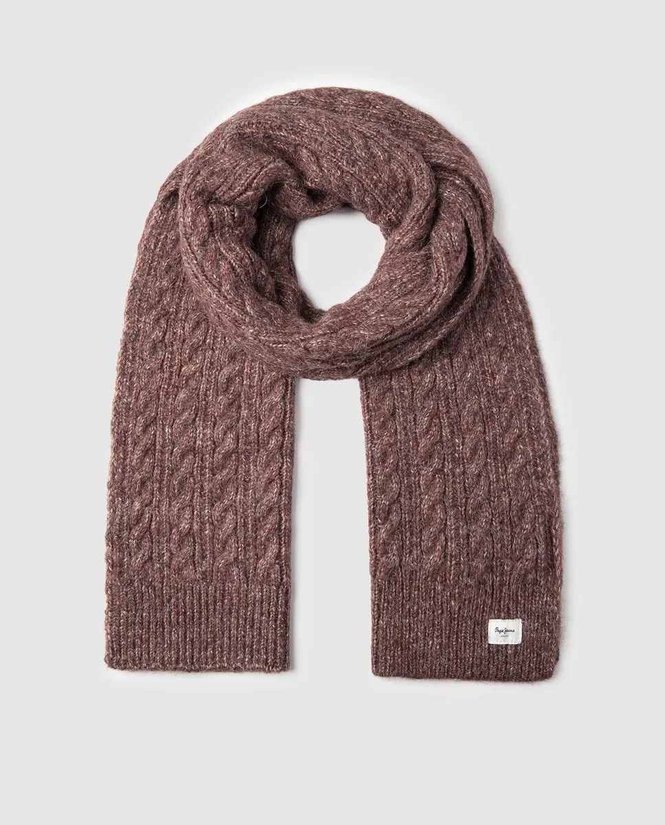 

Вязаный шарф для женщин Pepe Jeans, красный