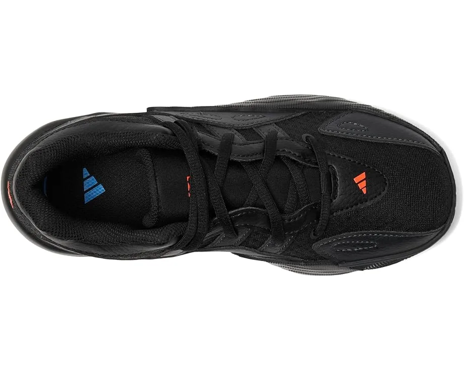Кроссовки Adidas Kids Trae Unlimited (Little Kid), Black/Carbon/Solar Red — фото 2