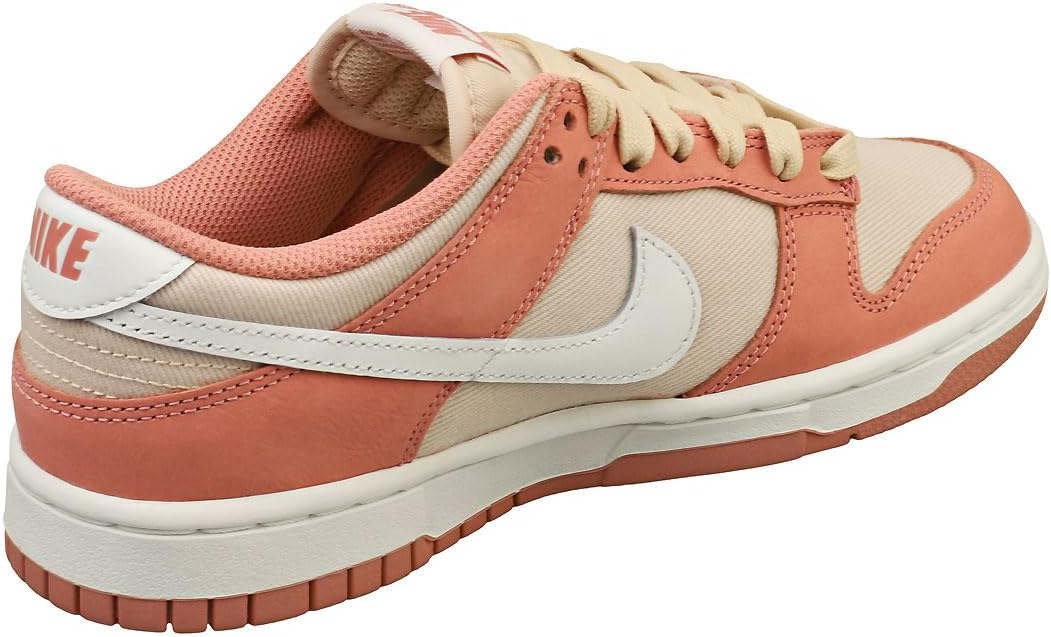 Мужские кроссовки Nike Dunk Low Retro PRM, белый/красный — фото 2