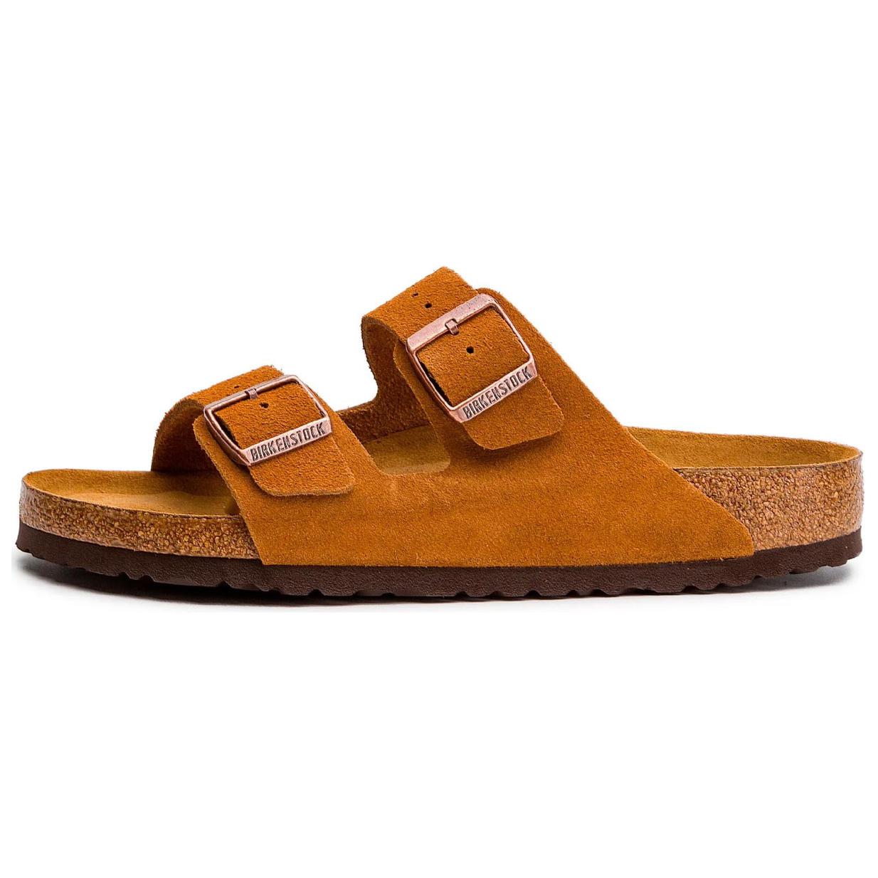 Birkenstock Тапочки-слайды унисекс коричневые