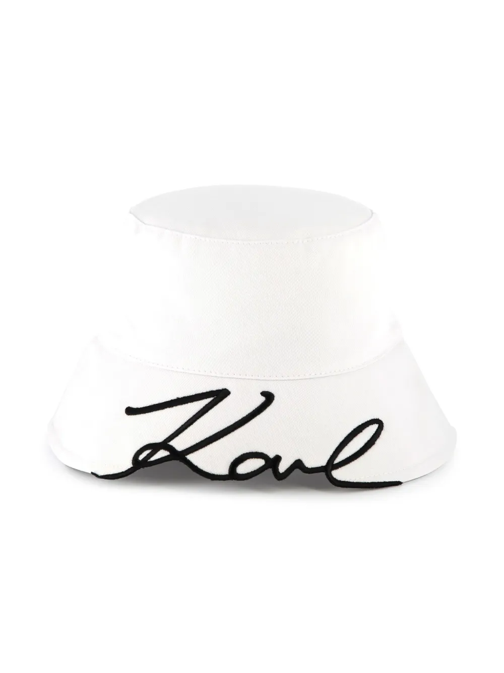 

Панама с вышитым логотипом KARL LAGERFELD KIDS, белый