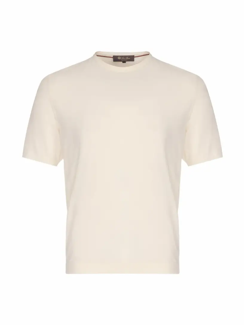 

Хлопковая футболка Loro Piana, белый