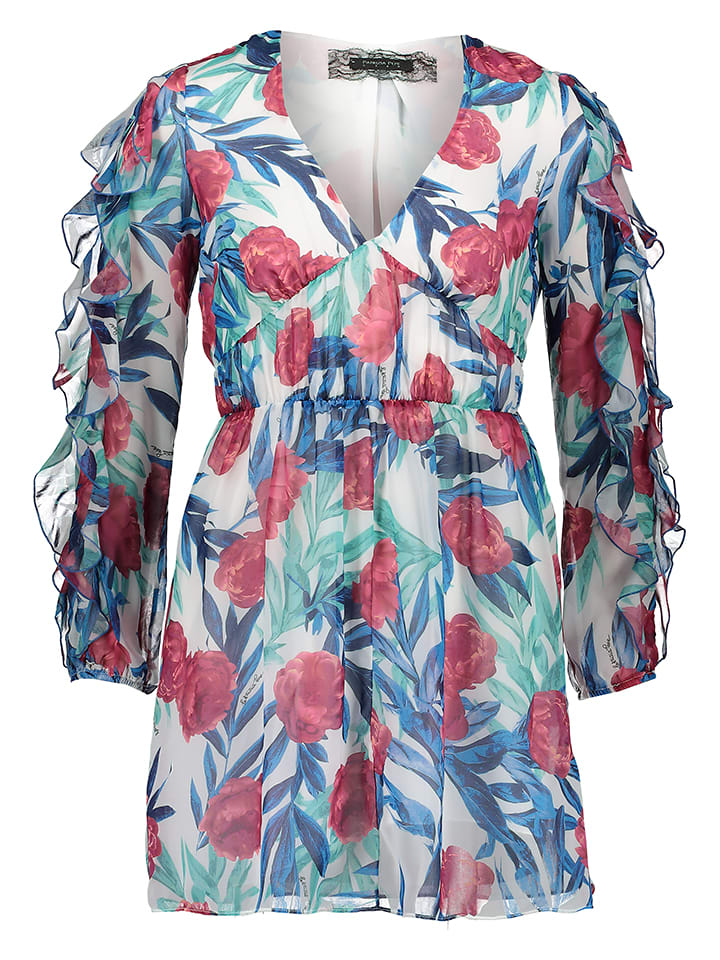 

Платье до колена Patrizia Pepe Kleid, цвет Rot/Blau/Weiß