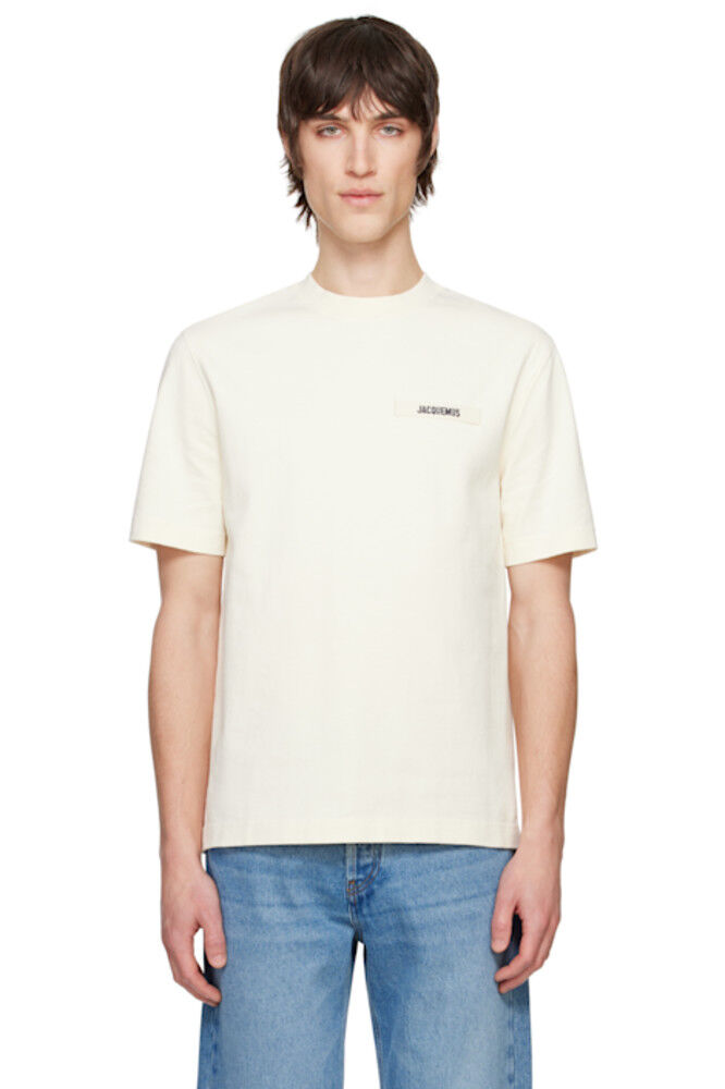 

Бежевая футболка Les Classiques 'The Gros Grain' JACQUEMUS