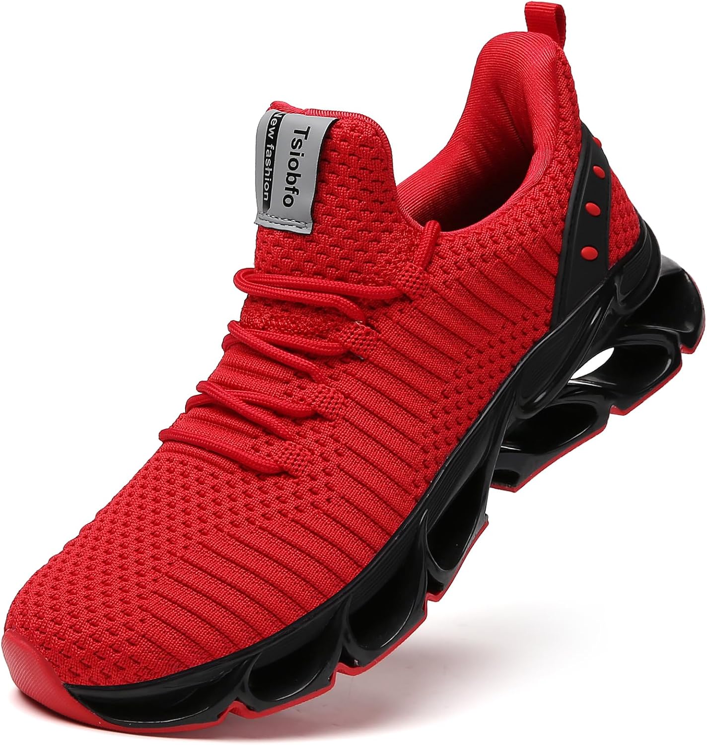 

Мужские спортивные кроссовки FRSHANIAH, дышащие, для бега, с противоскользящей подошвой, модные кеды, красный