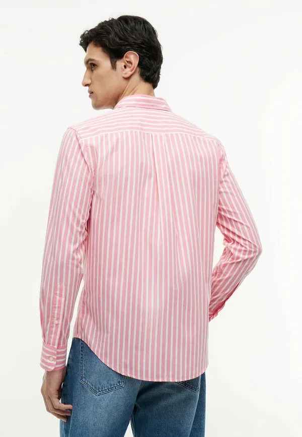 Рубашка Tommy Hilfiger Flex poplin seasonal stripe sht seasonal pattern shirt, кукольная розовая полоска — фото 3