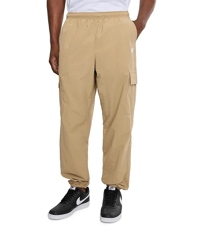 Штаны карго спортивные Club Woven Nike, Parachute Beige/White
