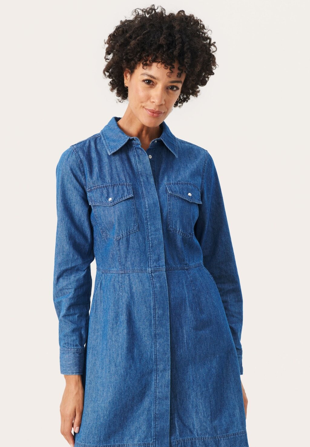 

Джинсовое платье FREJAPW DR Part Two, цвет medium blue denim