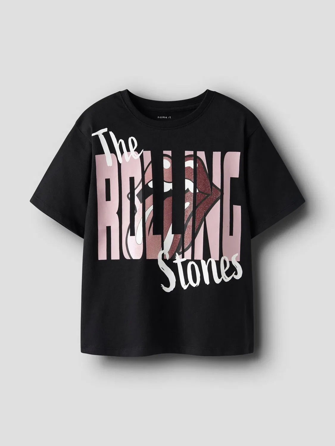 Топ с принтом Rolling Stones Name it, черный — фото 3