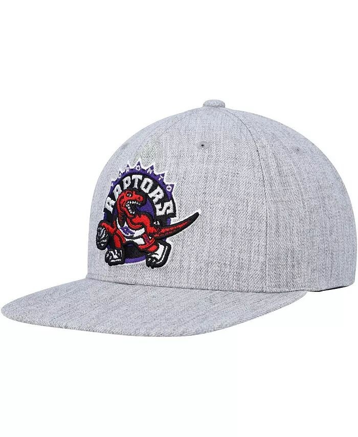 

Мужская кепка Snapback из лиственных пород дерева Heather Grey Toronto Raptors 2.0 Mitchell & Ness, серый