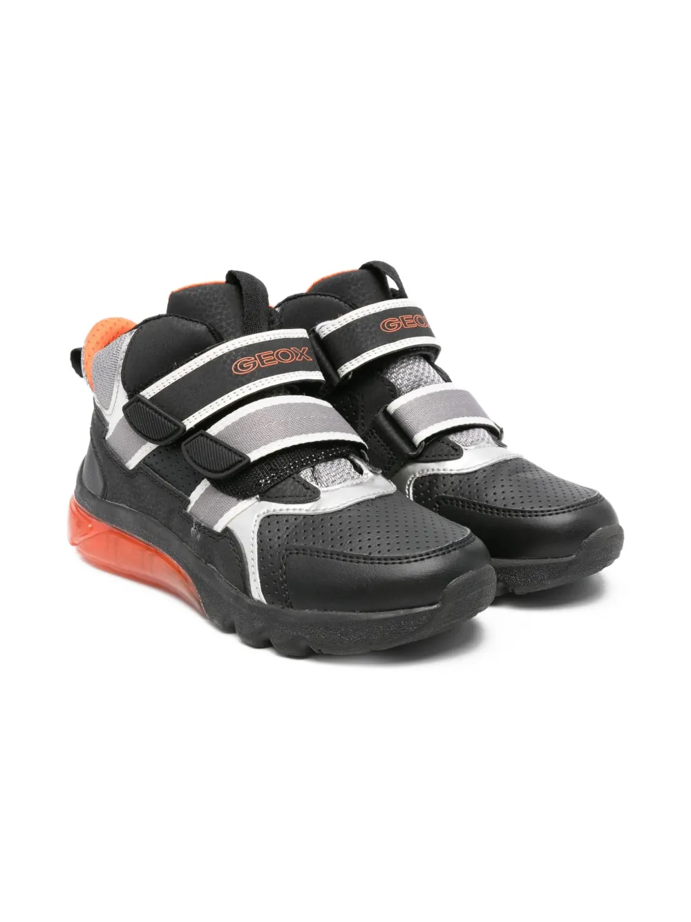 

Ботинки Ciberdron с перфорацией Geox Kids, черный