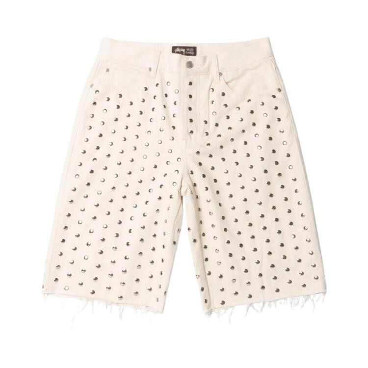 

Шорты Stussy x Wales Bonner Studded Short, Ivory
