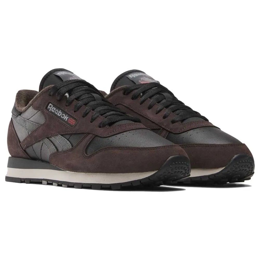 

Кроссовки Reebok Classic Leather trainers, коричневый/черный