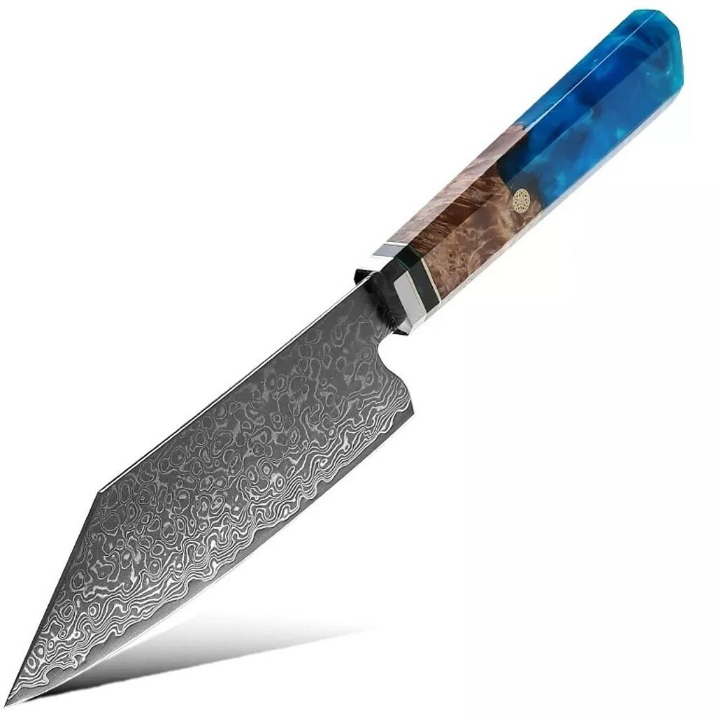 

Кухонный нож Kurume Damascus — маленький колун, синий, 10,5 дюйма, KP20027 OEM