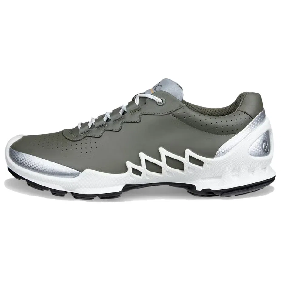 Кроссовки кожаные Ecco Olive Green
