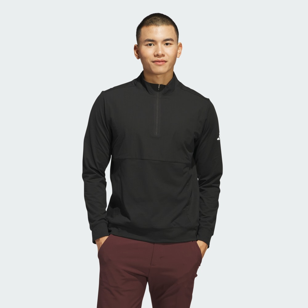 

Пуловер Adidas Ultimate365 Tour Quarter-Zip Pullover, черный