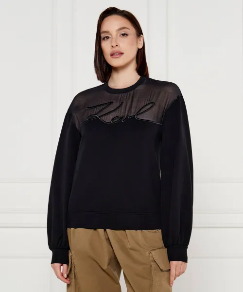 

Толстовка Loose fit Karl Lagerfeld, черный