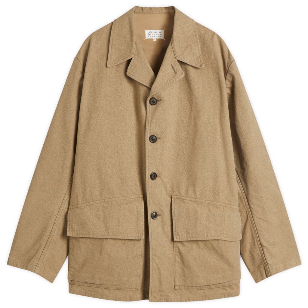 

Хлопковая рабочая куртка Maison Margiela, желтый