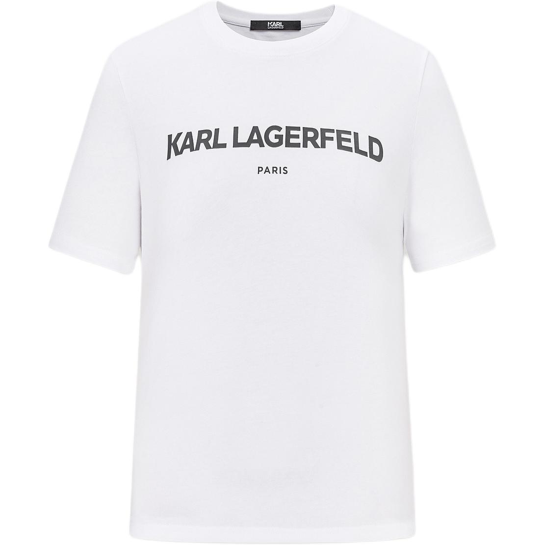 

Футболка KARL LAGERFELD женская белая KARL LAGERFELD / Karl Lagerfeld Jeans
