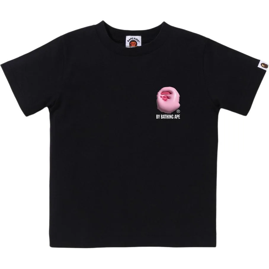 Футболка для детей с круглым вырезом A BATHING APE, белый зеленый — фото 3