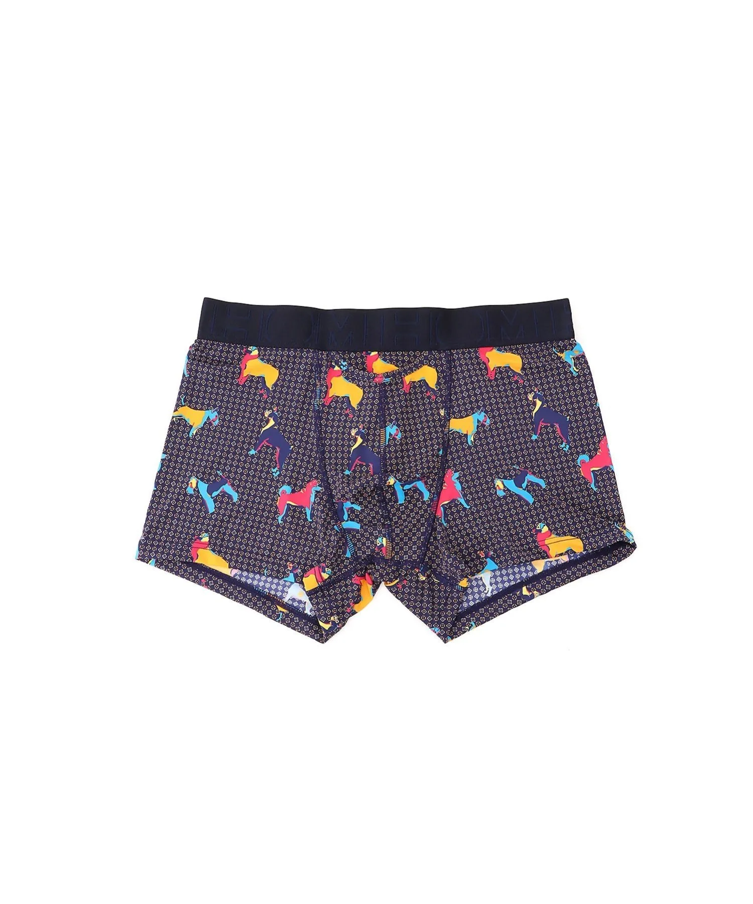 Боксерские шорты HOM ASIA HO1 с принтом EMPORIO ARMANI, Navy Print