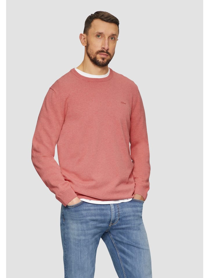 

Вязаный свитер s.Oliver, розовый