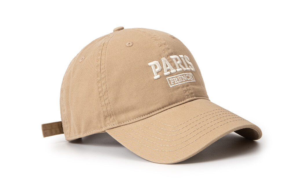 

Белая объемная кепка унисекс BAIJUAN, бежевый