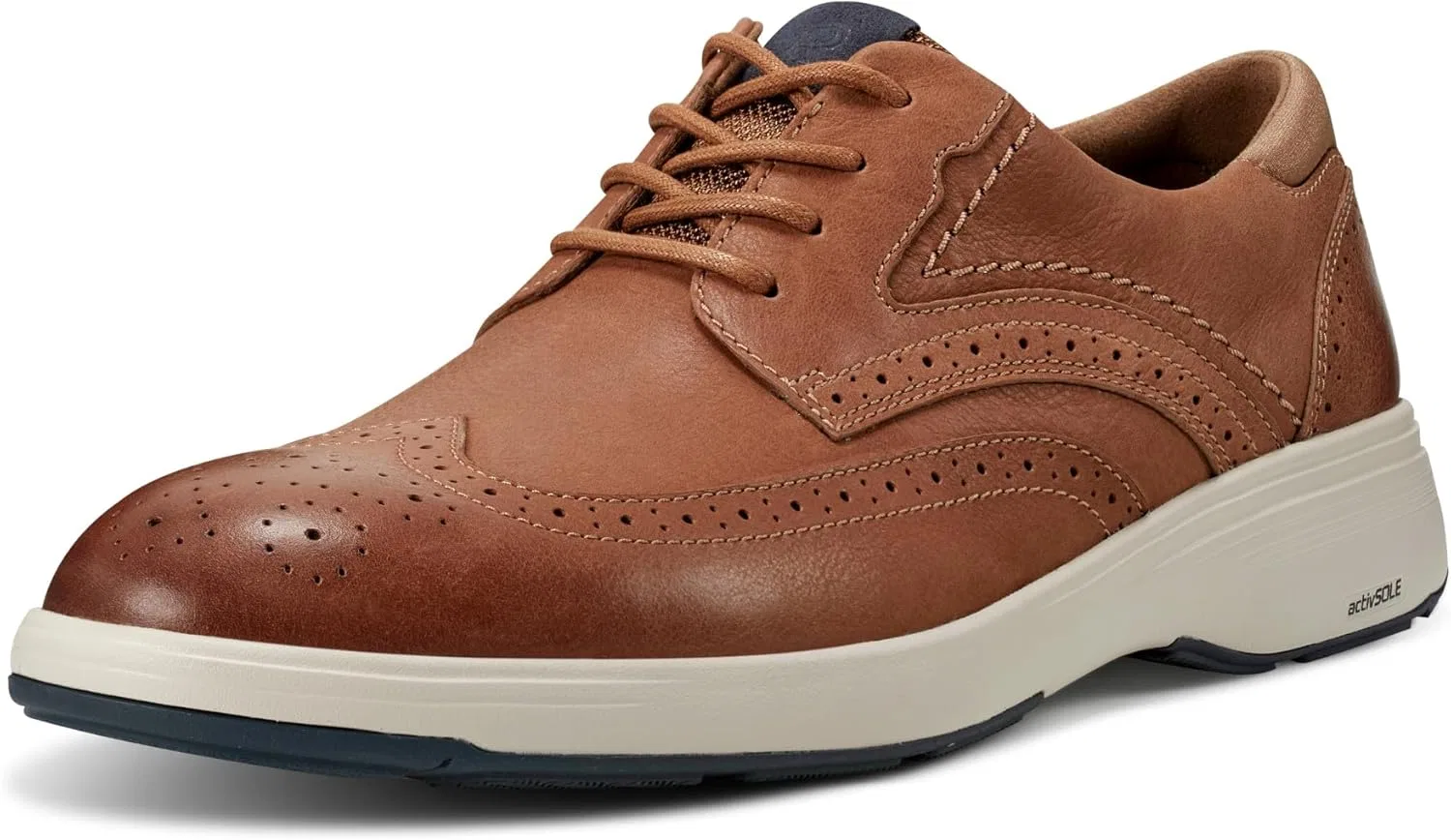 Мужские оксфорды Rockport Noah Wingtip, Caramel Leather