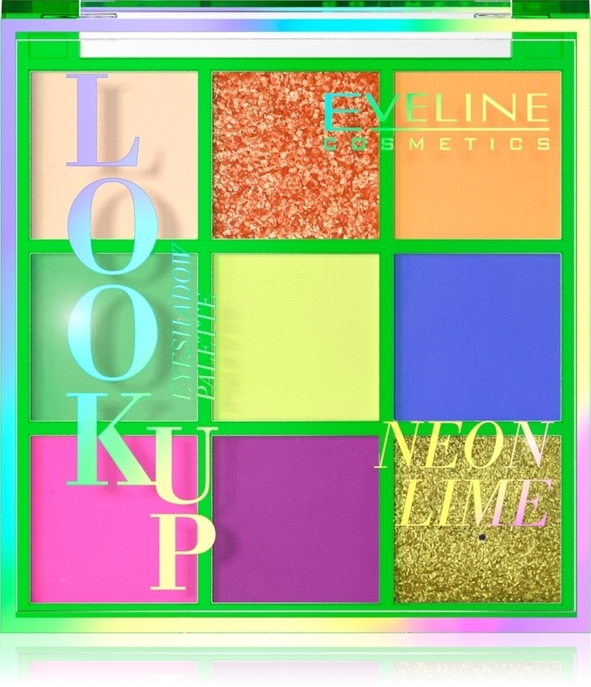 

Посмотрите палетку теней для век Neon Lime Eveline Cosmetics, 10,8 гр