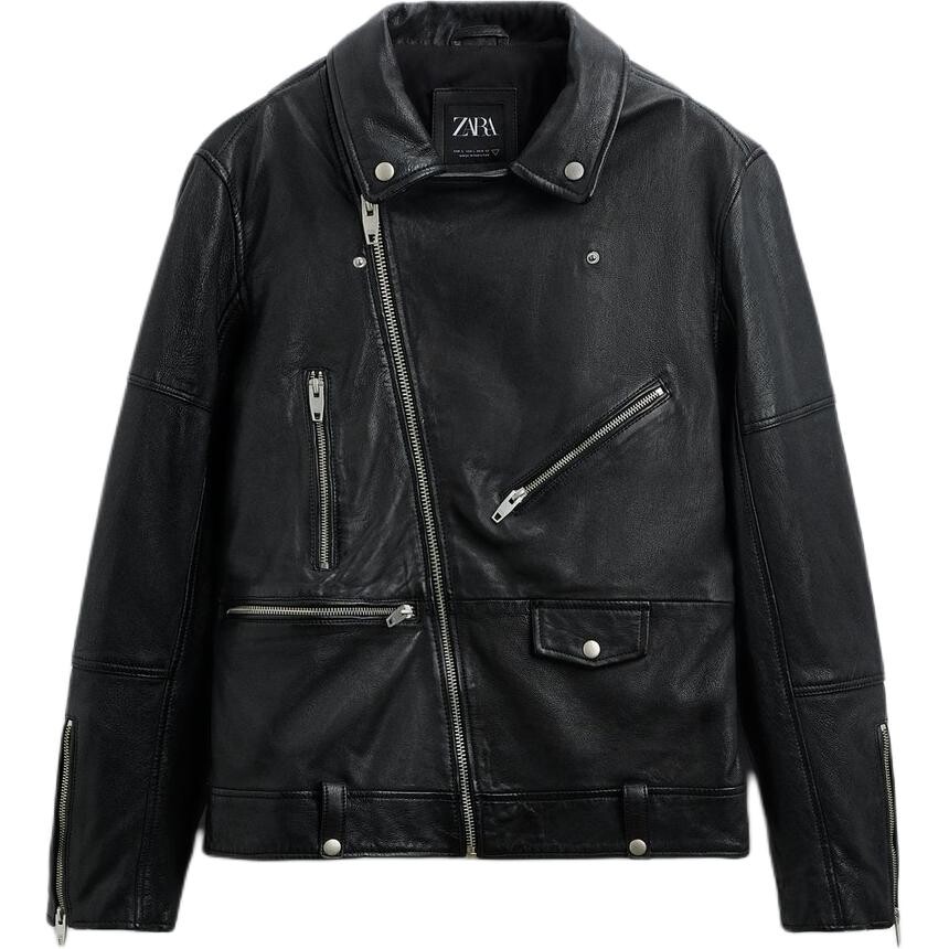 

Куртка мужская черная Zara, черный