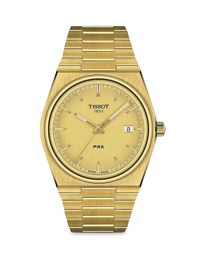 

Часы Tissot PRX, 40 мм, золотой