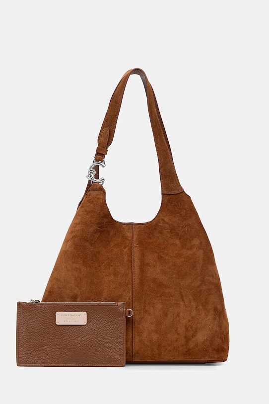 

Замшевая сумочка Coccinelle, коричневый