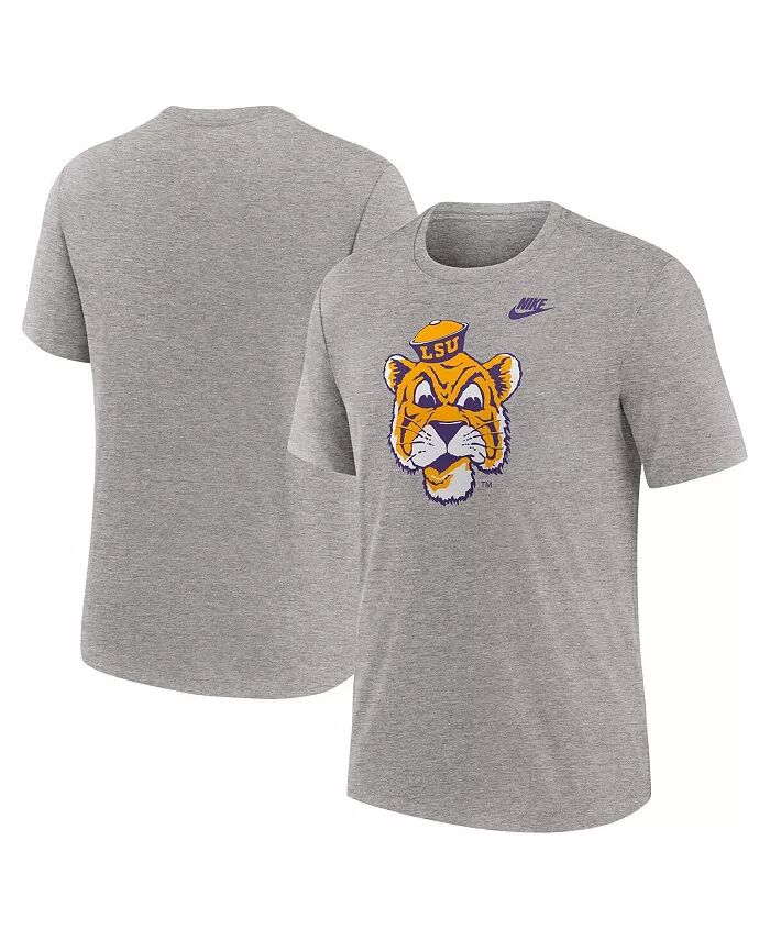 

Футболка мужская серо-лиловая LSU Tigers Blitz Evergreen Legacy Primary Tri-Blend Nike