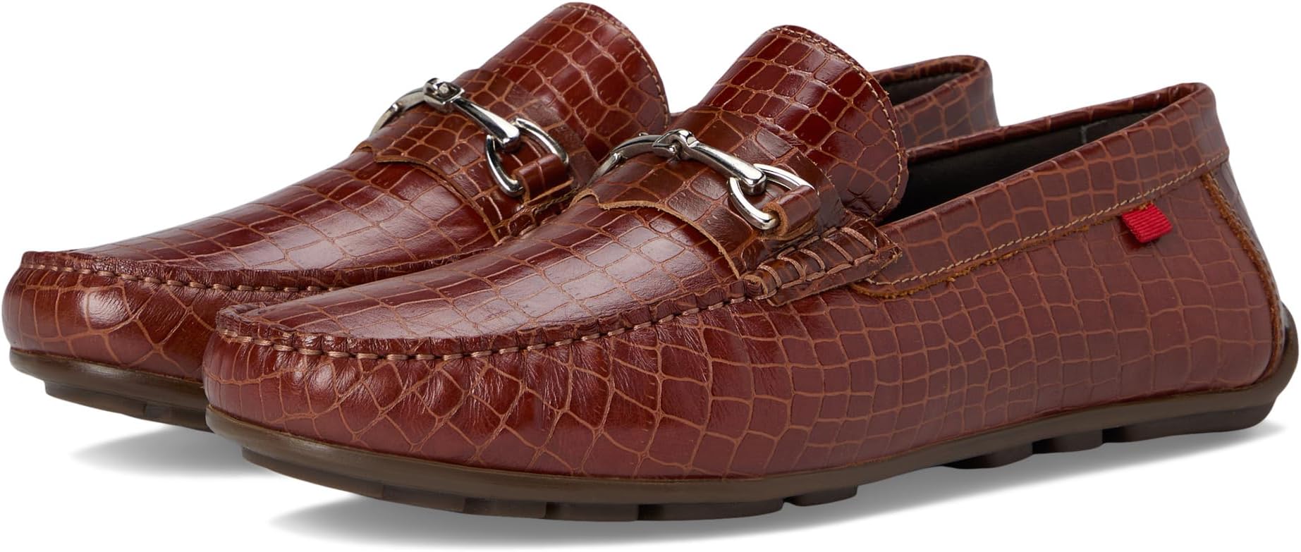 

Лоферы Marc Joseph New York Liberty Ave, цвет Cognac Croco
