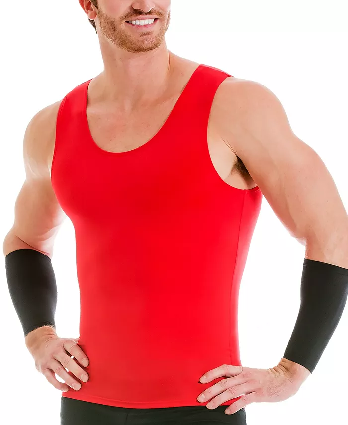 

Мужская компрессионная майка Muscle Tank Top для активного образа жизни Instaslim, красный