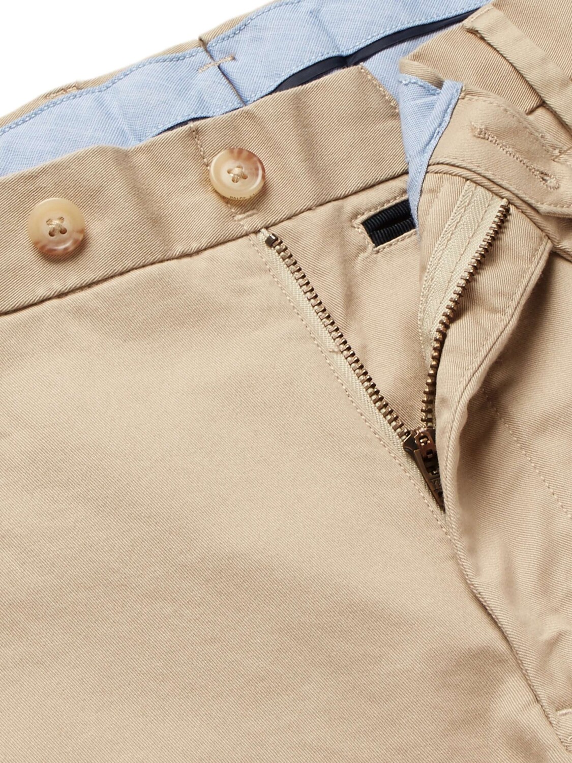 Узкие брюки чинос из эластичного хлопкового твила POLO RALPH LAUREN, бежевый — фото 3