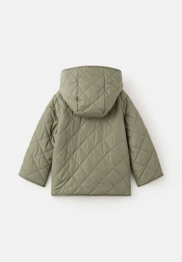 Детская зимняя куртка Mango Kids, Khaki — фото 3