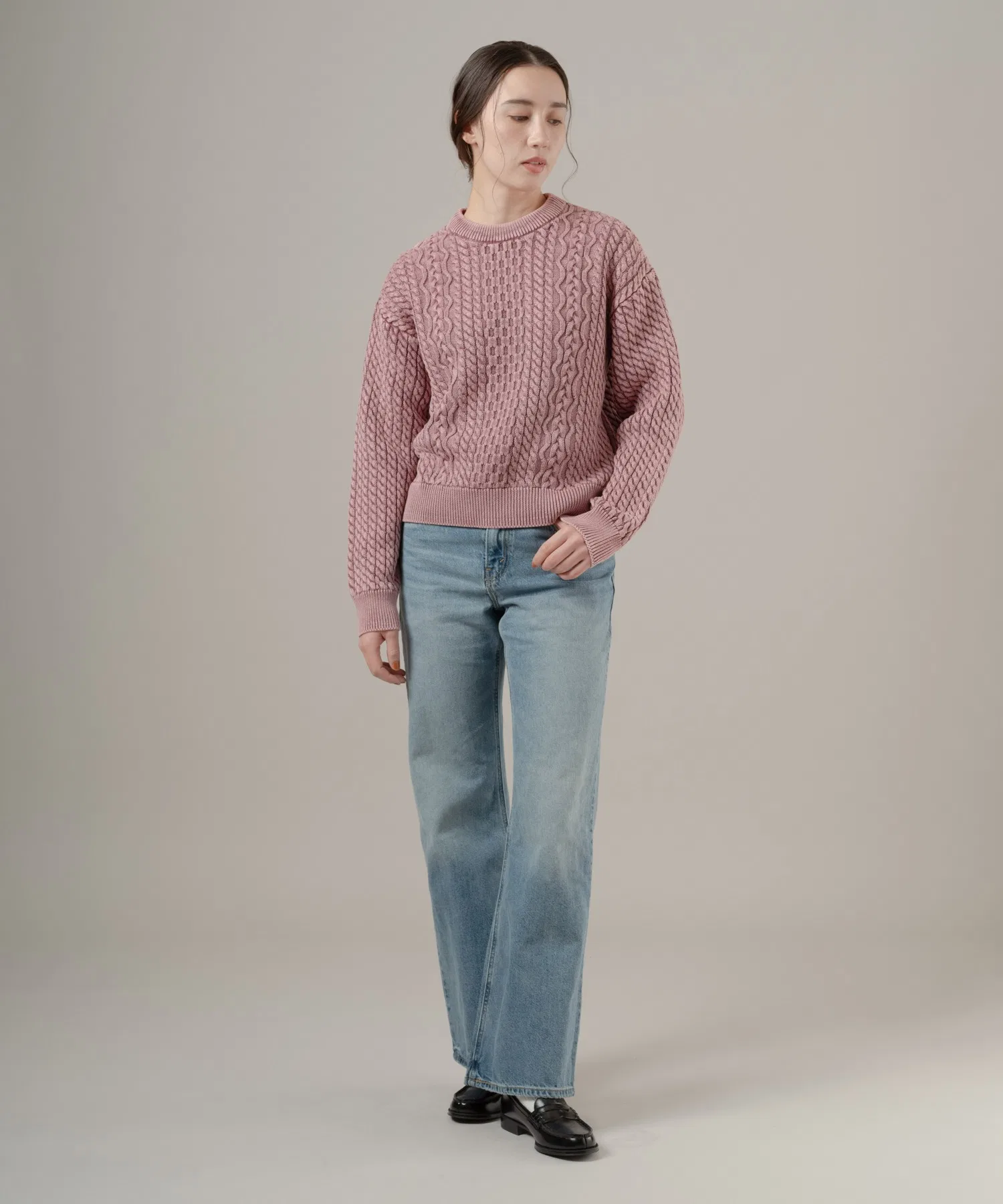 Свитер Levi's LEILAH Cable Crew Neck — фото 4