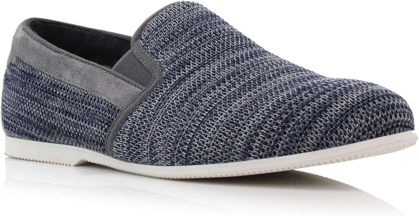 

Мужские слипоны Ferro Aldo, Плетеные эспадрильи и классические модели, Повседневная и официальная обувь, 1. Dark Indigo