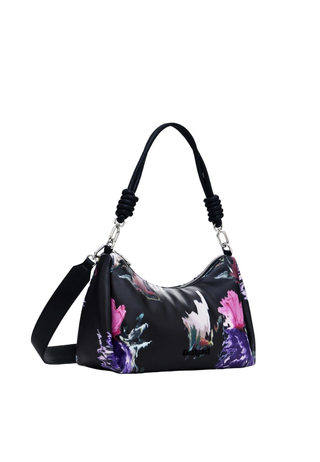 

Сумка Desigual с цветным принтом, черный