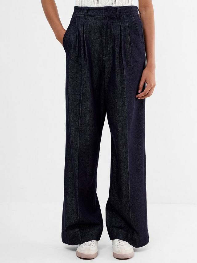 

Широкие джинсовые брюки Fletcher из хлопковой смеси French Connection